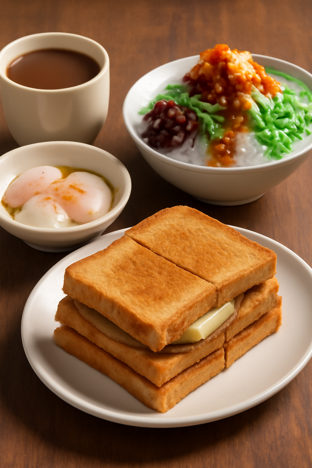 Savoring Singapore’s Traditional Desserts: Kaya Toast and Chendol