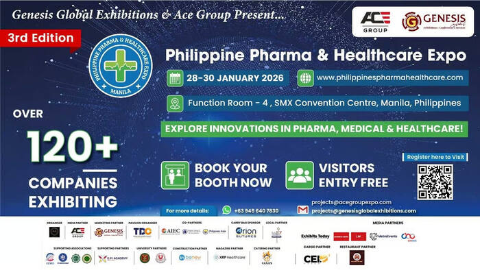 3rd edition – Philippine Pharma and Healthcare Expo 2026: An International Exhibition on Pharma, Medical and Healthcare Sector