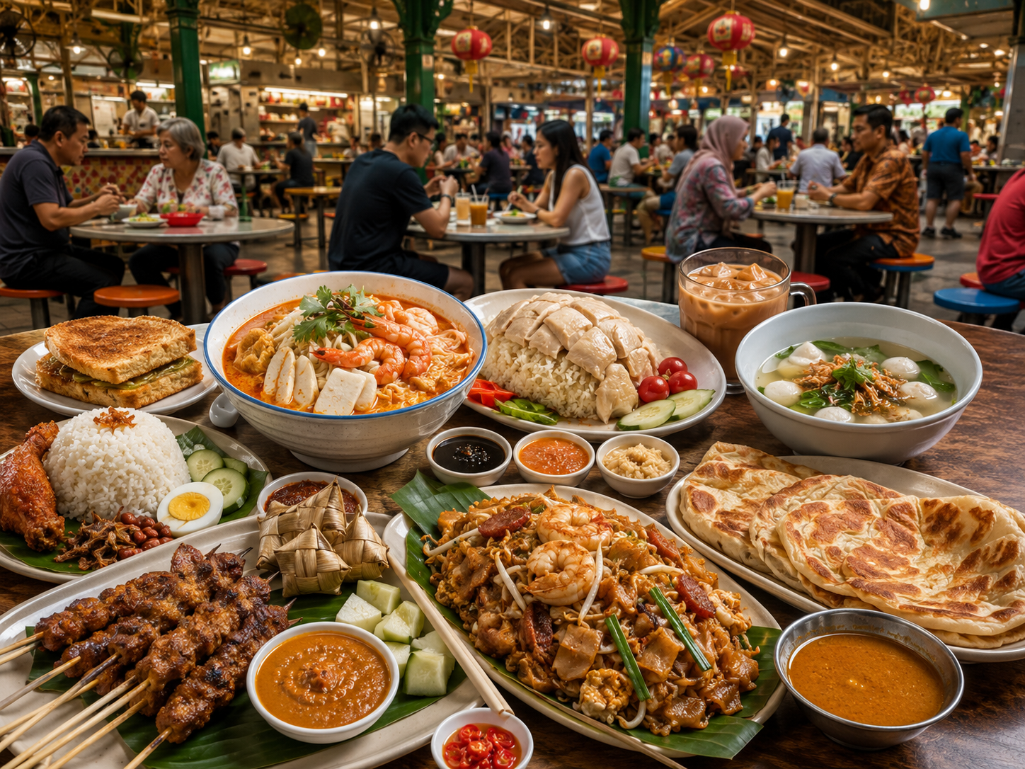 A Complete Look at Singapore’s Popular Street Food: From Satay to Laksa
