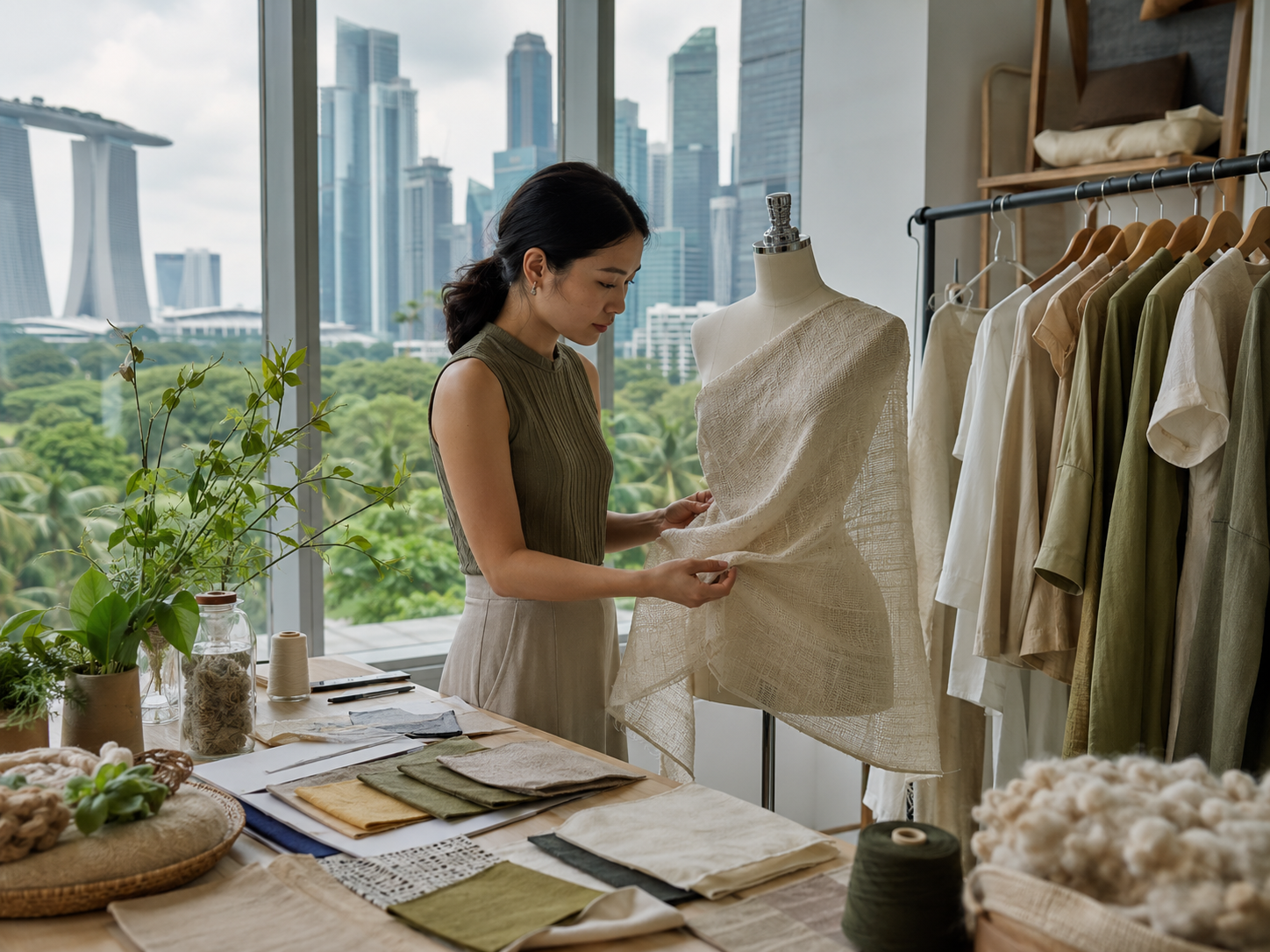 The Future of Sustainable Textiles in Singapore: Low-Impact Materials, Traceability and Climate-Ready Fashion
