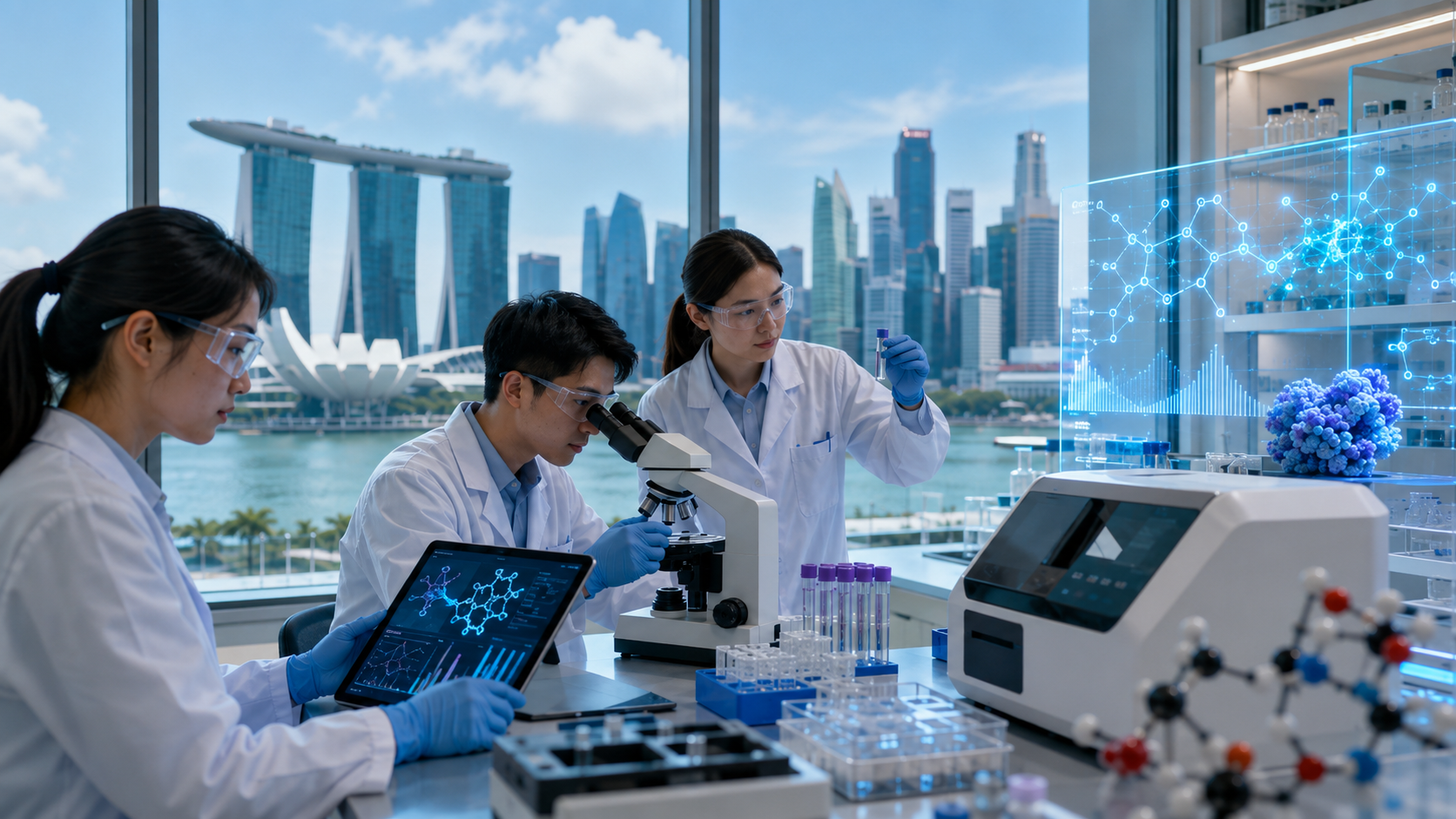 Singapore Biotechnology Outlook 2026–2030: AI Drug Discovery, Medical Startups, and the Race to Commercialize Research
